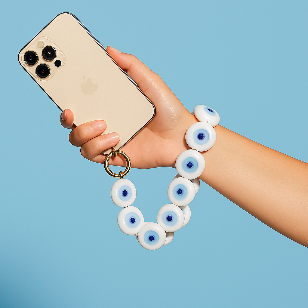 ☎️ Petite chaine de téléphone - Blanc 🤍