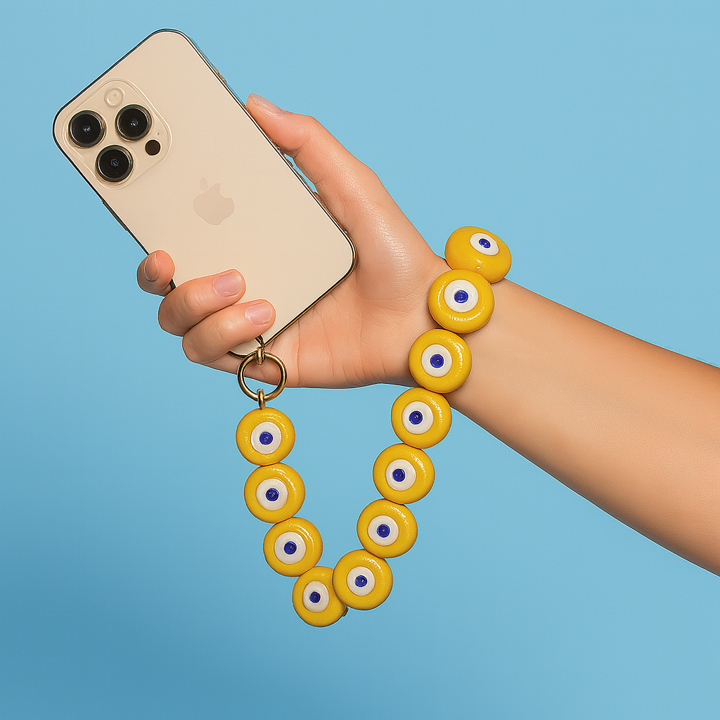 ☎️Chaine de téléphone - Jaune 💛