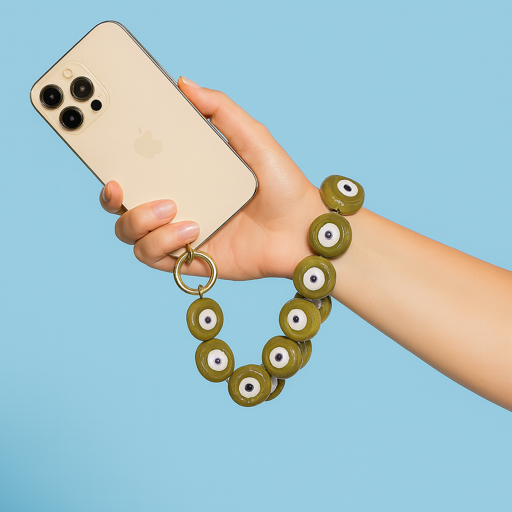 ☎️ Petite chaine de téléphone - Vert 💚