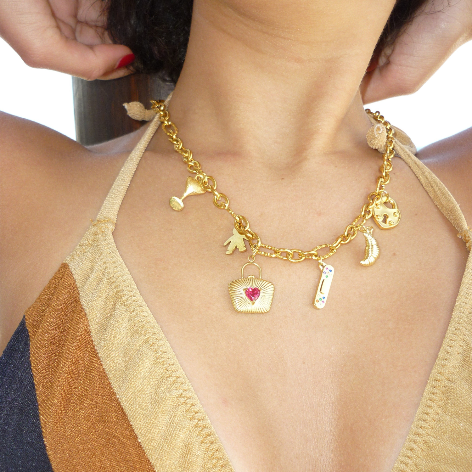 ✨ Pack Renée – Collier + Bracelet Doré Chic