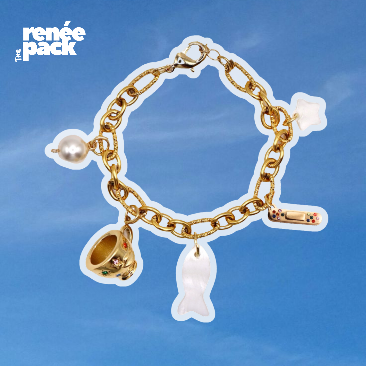 ✨ Pack Renée – Collier + Bracelet Doré Chic