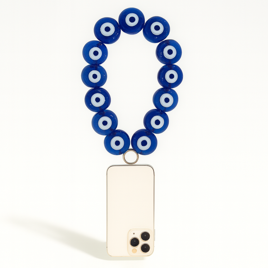 ☎️ Petite chaine de téléphone - Transparent bleu 🩵