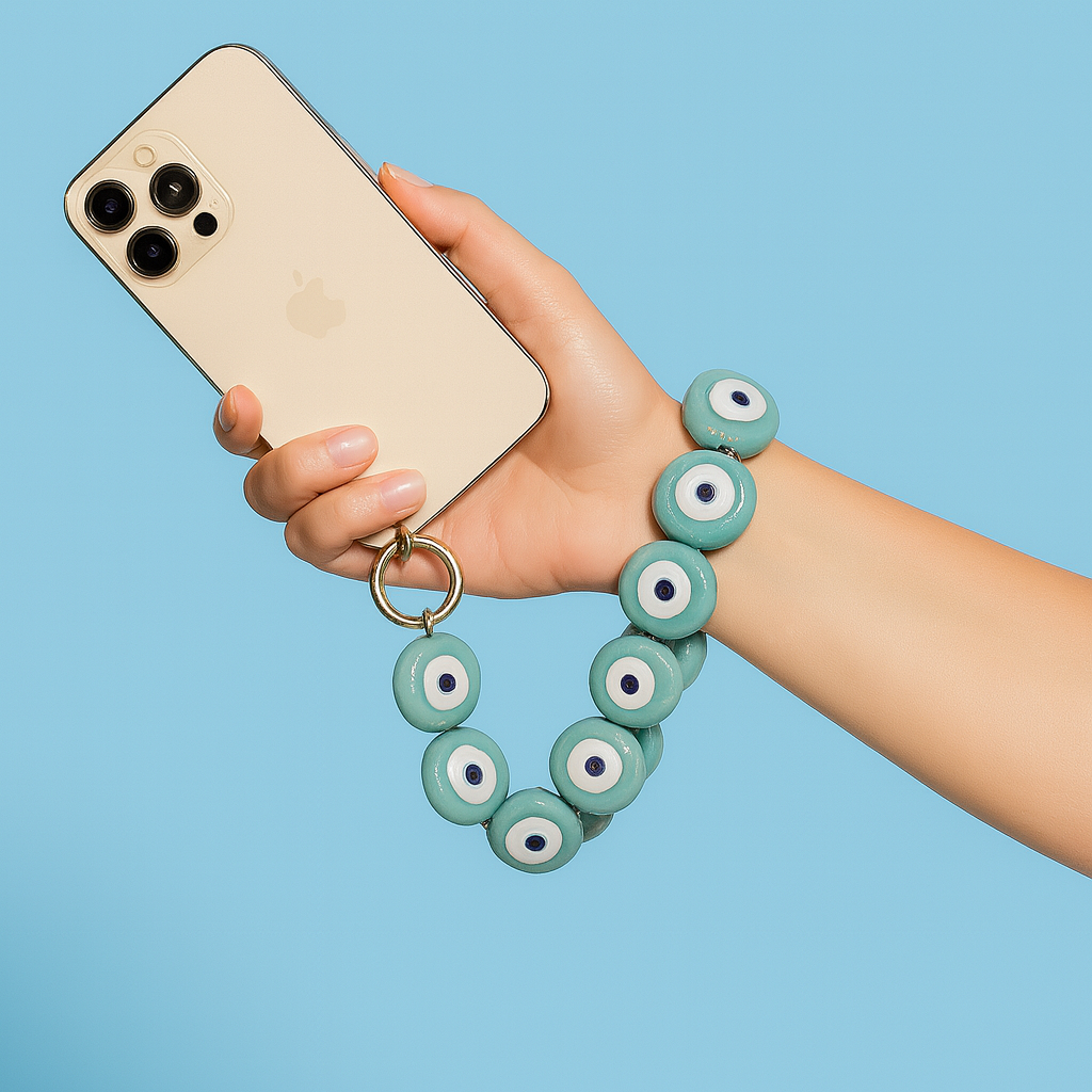 ☎️ Petite chaine de téléphone - Turquoise 💚