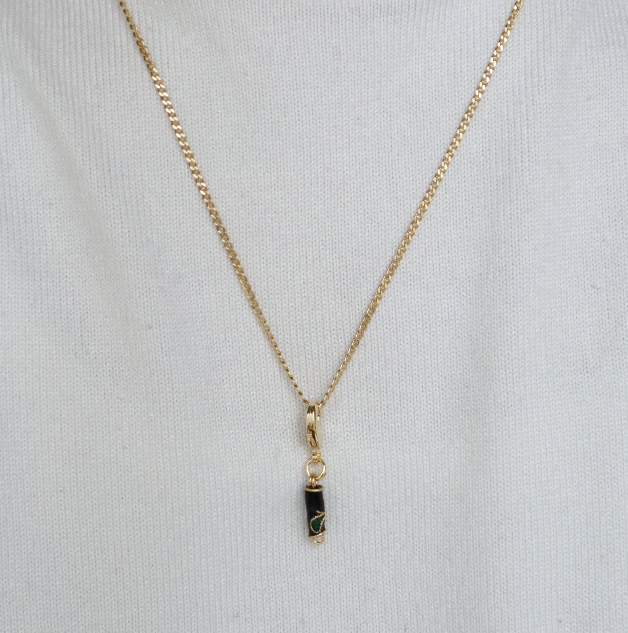 Cloisonné long noir