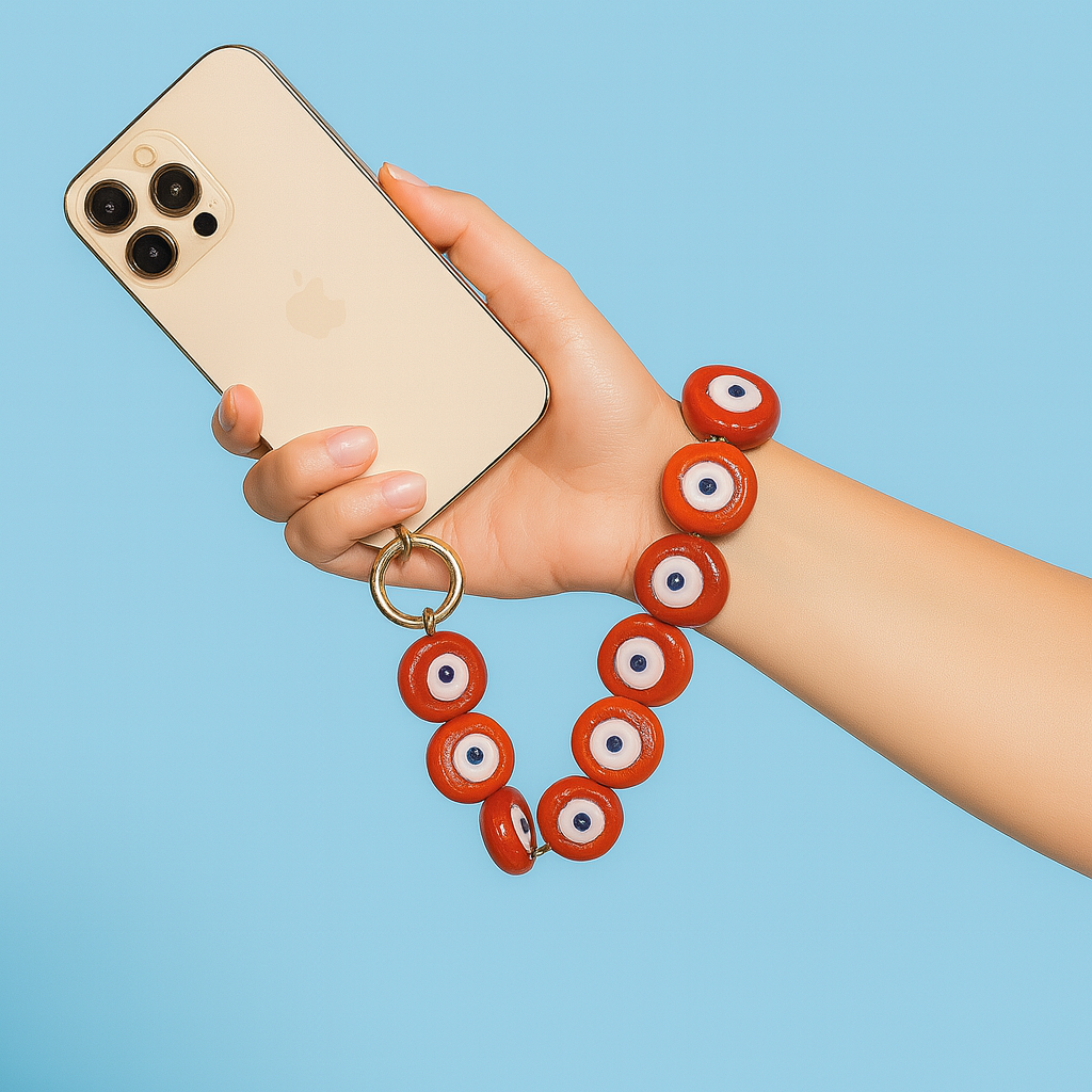 ☎️ Petite chaine de téléphone - Orange 🧡