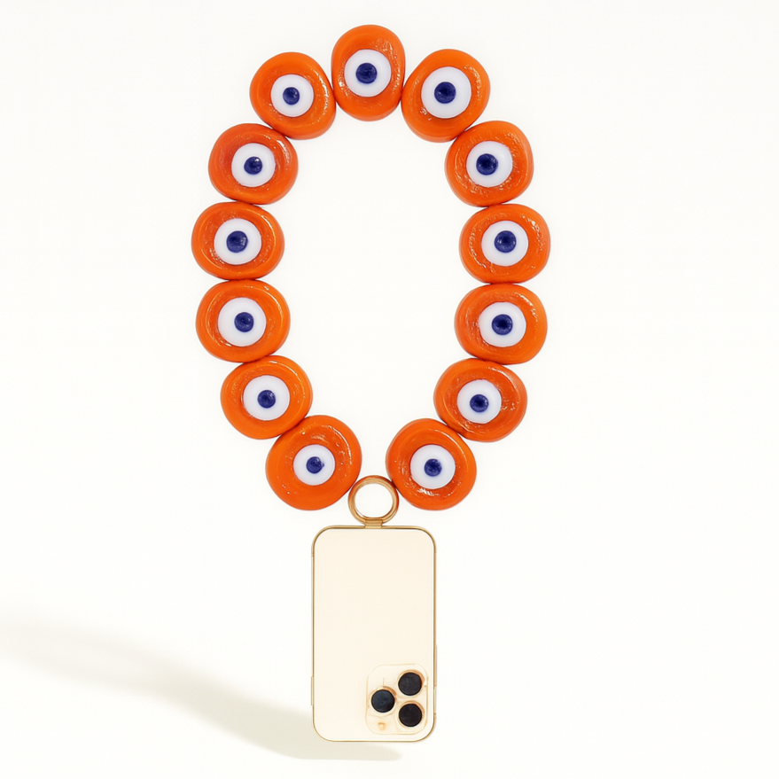 ☎️ Petite chaine de téléphone - Orange 🧡