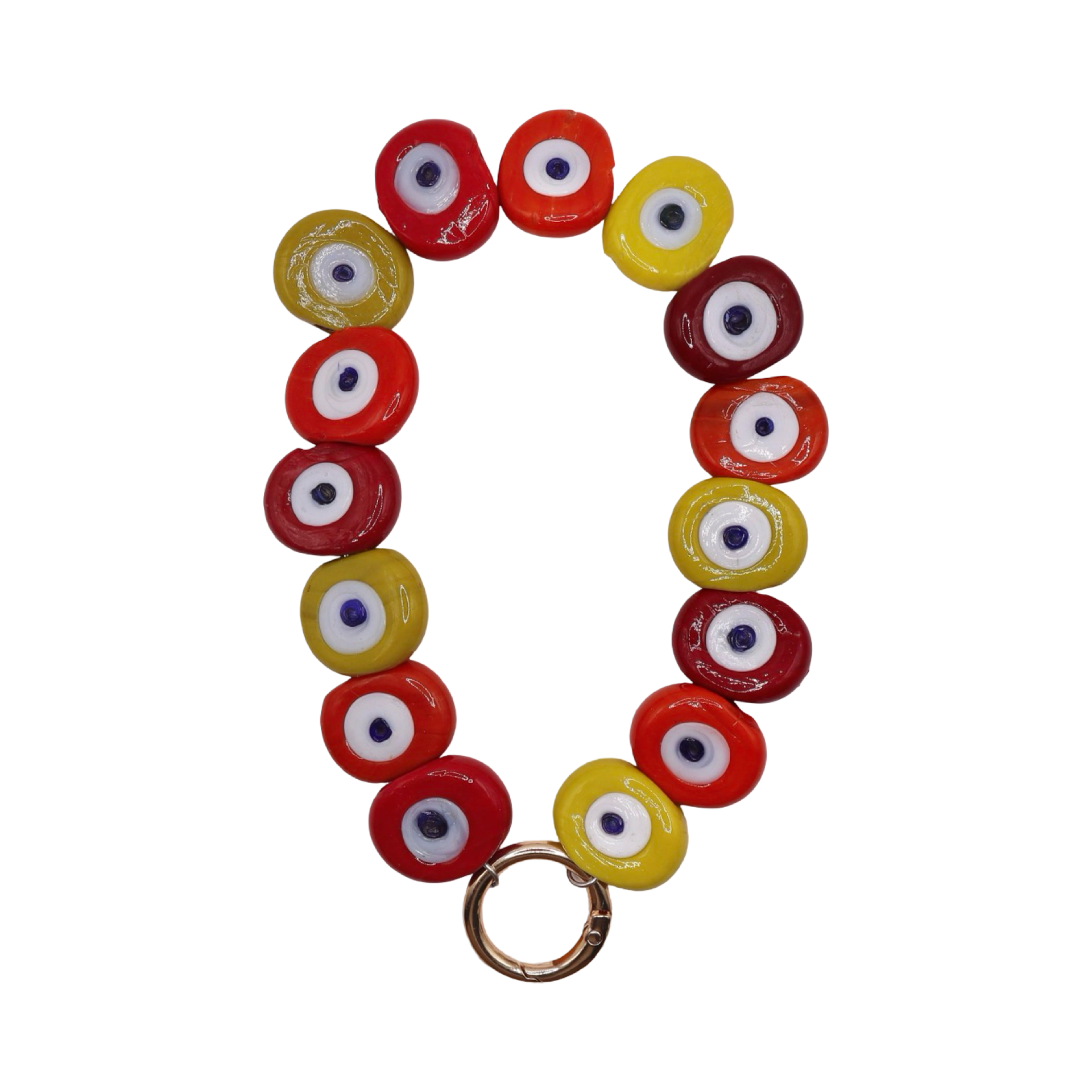☎️ Petite chaine de téléphone - Multicolore rouge&orange ❤️